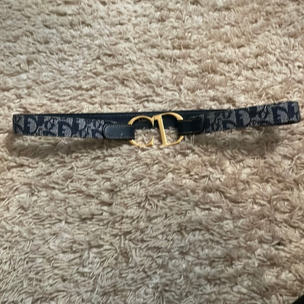 Authentic Christian Dior “CD trotter waist belt” x small rare find.